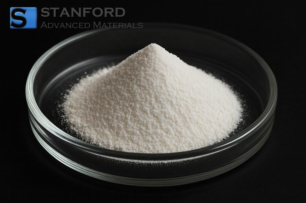 Spherical Lanthanum Oxide Powder, La2O3 Powder 99.9% 80 nm