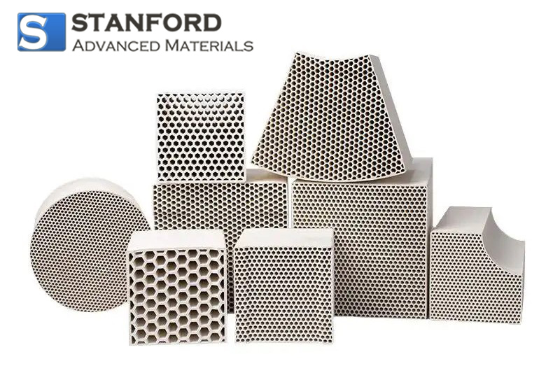 Cordierite ceramic honeycomb