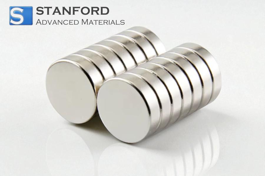 SMG9314 Custom NdFeB Disc Magnet 0.394″ diameter x 0.236″ thick