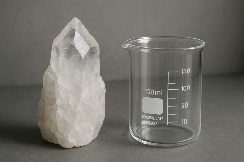 From Laboratory to Life: Learning Quartz and Borosilicate Glass Properties