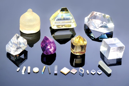 Various Doped Optical Crystals