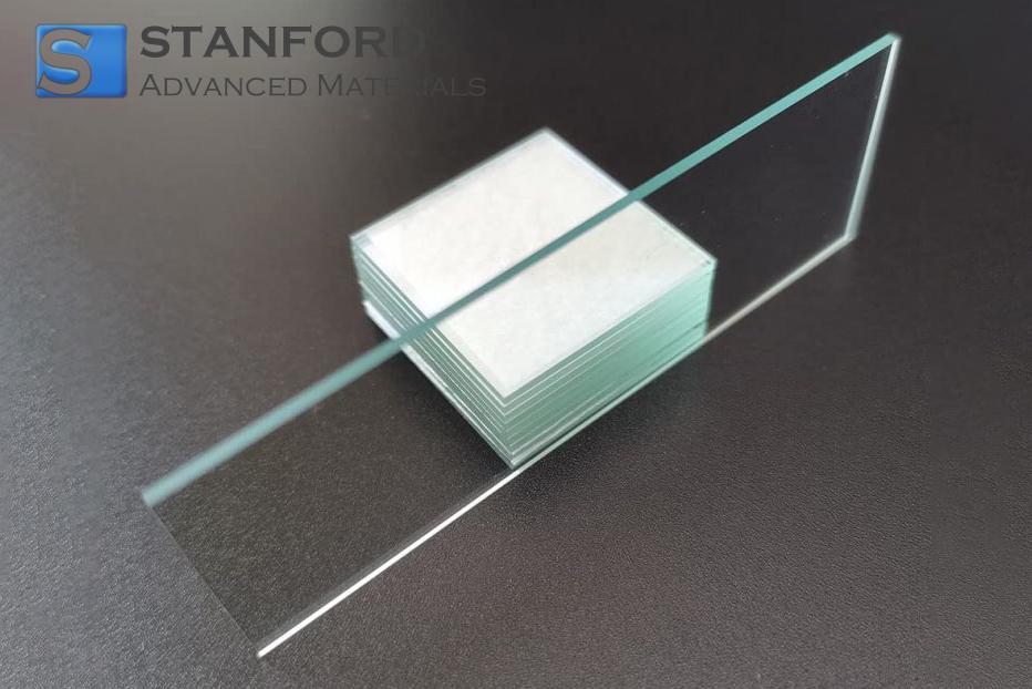 FTO Coated Glass Substrate 7-8 Ohm/Sq 25x25x2.2 mm